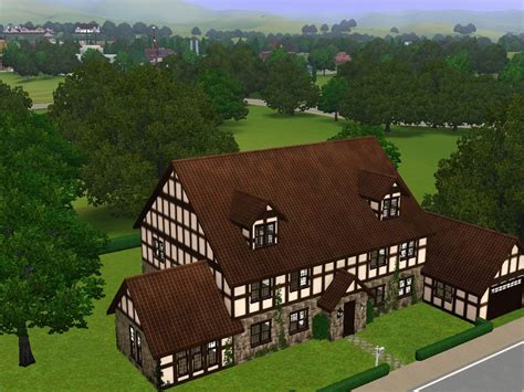 sims 3 tudor house